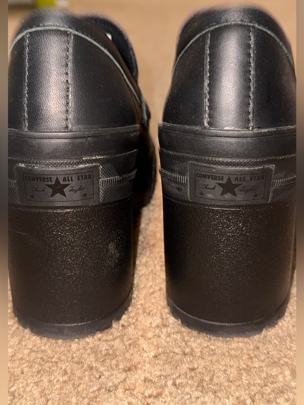 Converse Chuck 70 De Luxe Heel Loafer Platform Leather black - Picture 5 of 8